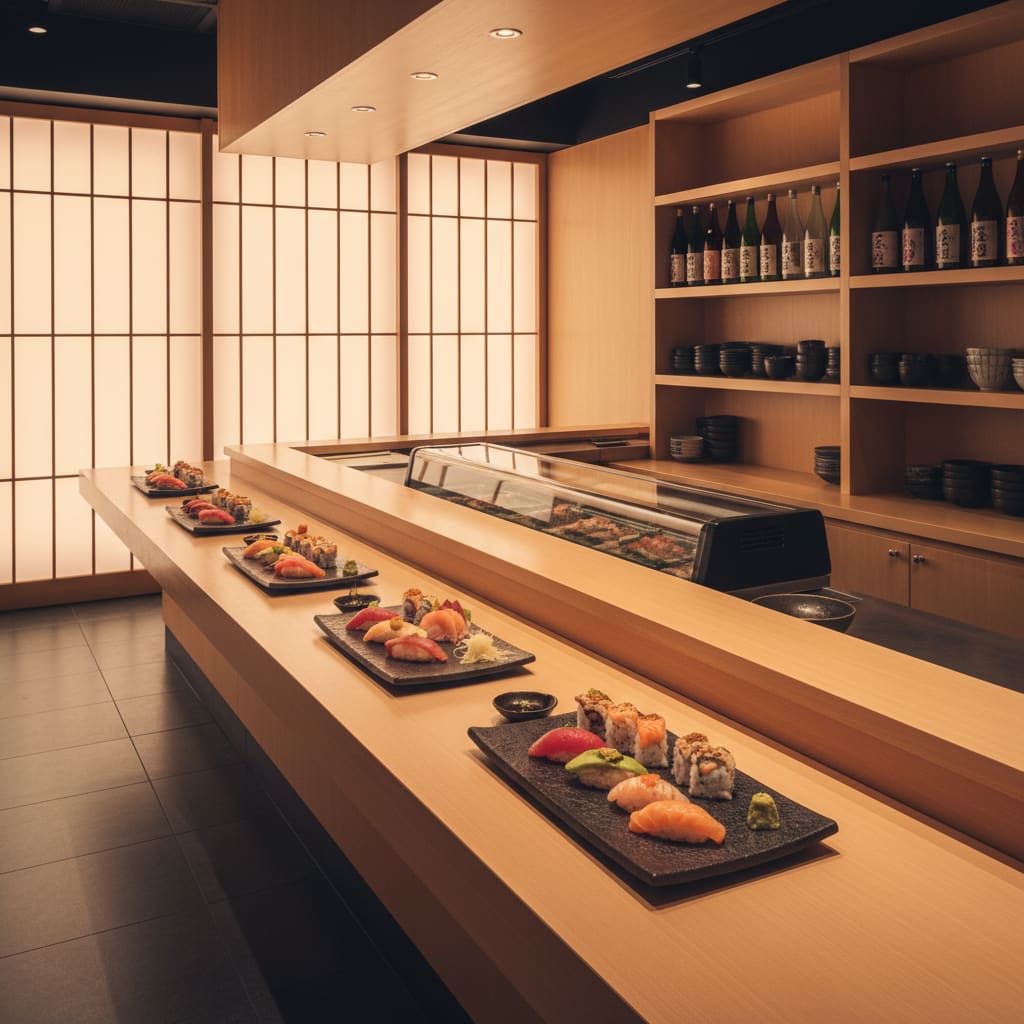 Sushi-Bar bei Aniaka